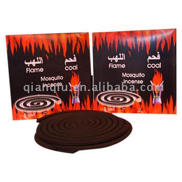  Mosquito Incense (Flame Coal ) (Mosquito Encens (Flame Charbon))