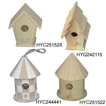  Wooden Bird House (Деревянный дом птицы)