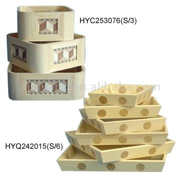  Wooden Trays ( Wooden Trays)