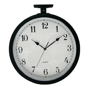  14" Metal Double Wall Clock (14 "Metal Double Wall Clock)