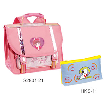  School Bag and Pencil Case (Школьный портфель и пенал)
