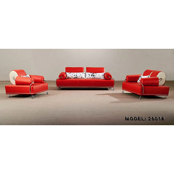  Fabric / Leather Sofa