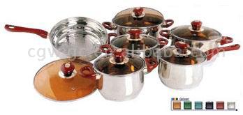  Stainless Steel Cookware Set (Посуда из нержавеющей стали Установить)