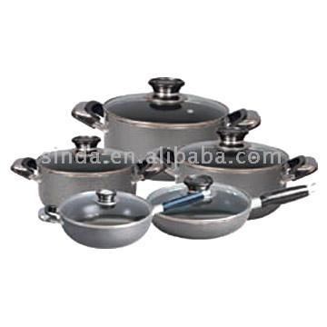  10pc Cookware Set (10PC посуда Установить)