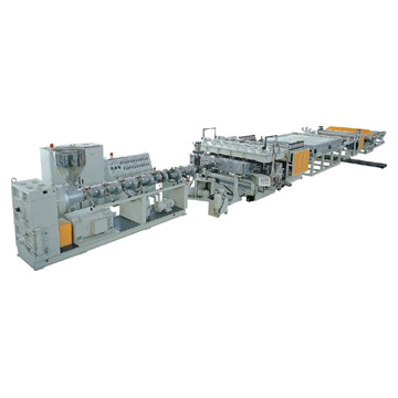  PC Hollow Cross Section Plate Extrusion Line ( PC Hollow Cross Section Plate Extrusion Line)