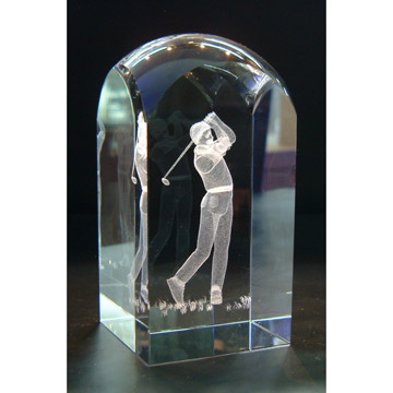  Crystal Golf Trophy ( Crystal Golf Trophy)