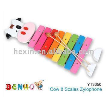  Color Cow 8 Note Xylophone