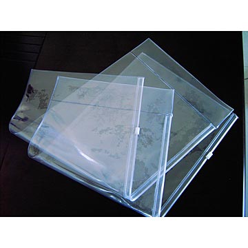  Pvc Bags, PVC Bags With Slider for File (Sacs PVC, PVC Sacs avec curseur pour le dossier)