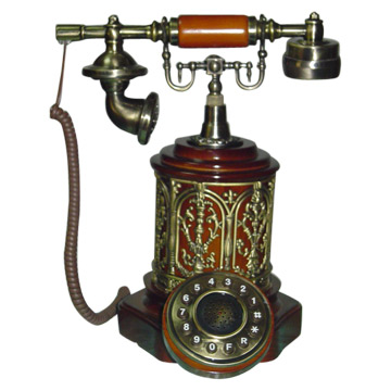 Antique Style Wooden Telefon (Antique Style Wooden Telefon)