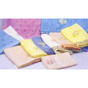  Embroidered Velvet Bath Towels ( Embroidered Velvet Bath Towels)