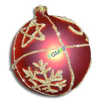  Christmas Glass Balls (Boules de Noël en verre)