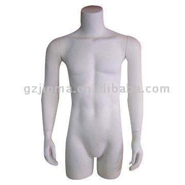  Half Body Male Mannequin (Половины тела мужской манекен)