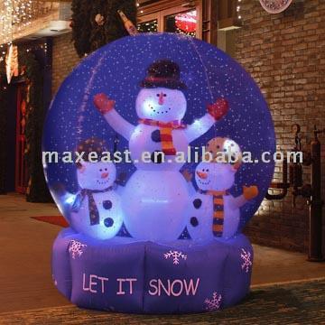  180cm Inflatable Christmas Snow Ball