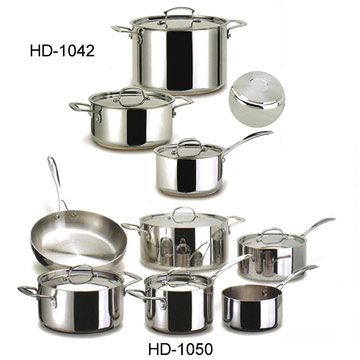  Stainless Steel Cookware Sets (Stainless Steel Cookware Sets)