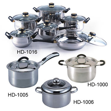  Stainless Steel Cookware Sets (Нержавеющая сталь Наборы посуды)