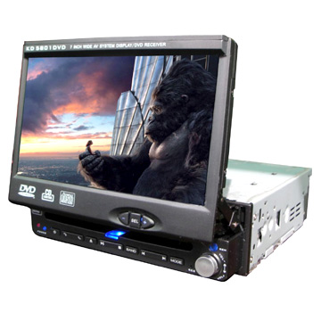  7" Motorized In Dash Car DVD with TV and FM / AM Tuner (7 "motorisé In Dash DVD de voiture avec TV et FM / AM Tuner)