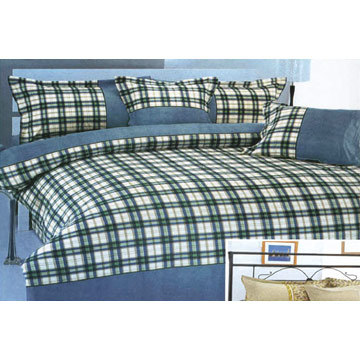  6-Piece Grid Bedding Set (6-Piece Grid Bettwäsche)