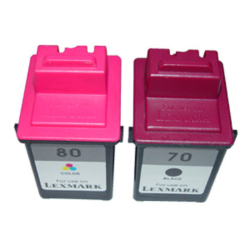  Lexmark 50, 60, 70, 80 and 20 Compatible Cartridges (Lexmark 50, 60, 70, 80 et 20 cartouches compatibles)