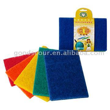  Instant Multiple Colored Scouring Pads