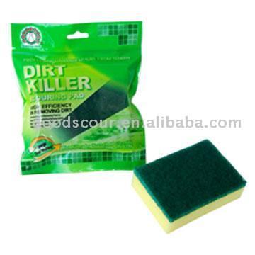  Dirt Killer Sponge Dual Scouring Pad