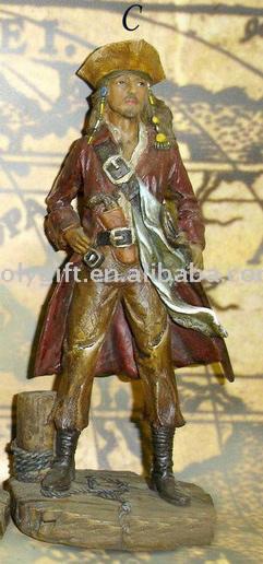  Pirate Shaped Polyresin Craft (Pirate Shaped Polyresin Craft)