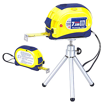  Steel Tape Measures with Laser Level (Ruban à mesurer en acier avec niveau laser)