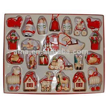 Wooden Christmas Decorations & Ornaments