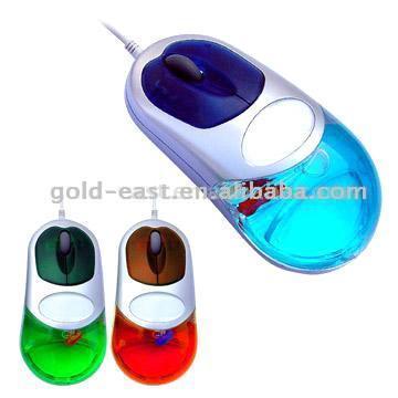  Optical Liquid Mouse with Cube Floater (M039) ( Optical Liquid Mouse with Cube Floater (M039))