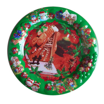  Plastic Round Edge Holding Trays