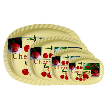  Cherry Oval Plates and Trays ( Cherry Oval Plates and Trays)