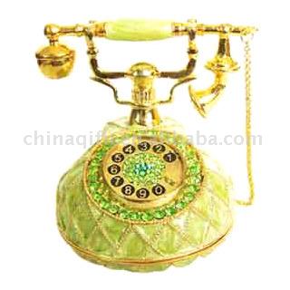  Metal Telephone Shaped Jewelry Box (Metal Telefon Shaped Jewelry Box)