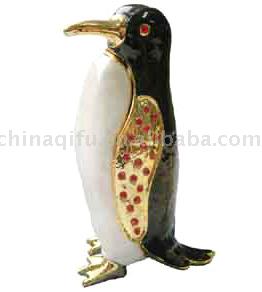  Penguin Jewelry Box (QF009) (Penguin Schmuck-Box (QF009))
