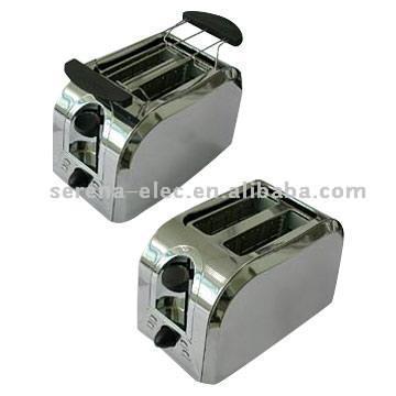 Edelstahl Toaster mit Bun Warmer (Edelstahl Toaster mit Bun Warmer)