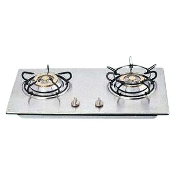  Built-in Double-Burner Gas Stove with Safety Device ( Built-in Double-Burner Gas Stove with Safety Device)