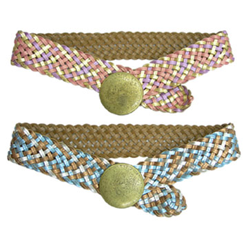  Plaited PU Belts (Tressés PU Belts)