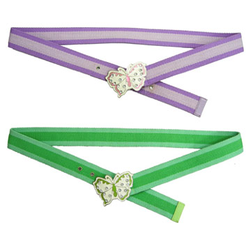  Striped Webbing Belts (Striped Webbing Gürtel)
