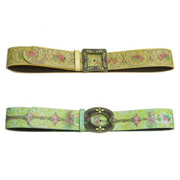  Flower Leather Belts (Цветочные кожи ремни)