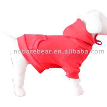  Red Hooded Coat for Pet