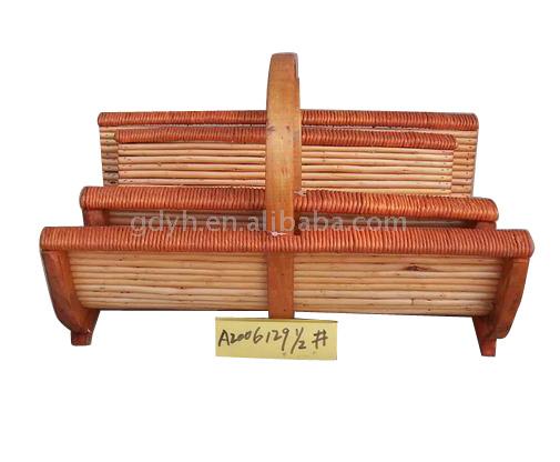  Bamboo Basket and Straw Basket (Panier en bambou et la paille Basket)