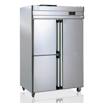  Stainless Steel Refrigeratig Cabinet with Three Doors (Stainless Steel Refrigeratig au Cabinet des Trois Portes)