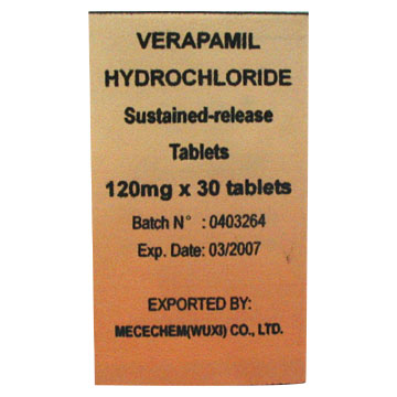  Verapamil Hydrochloride Tablet (Verapamil Hydrochloride Tablet)