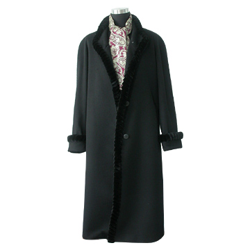  Women`s 100% Cashmere Overcoat ( Women`s 100% Cashmere Overcoat)