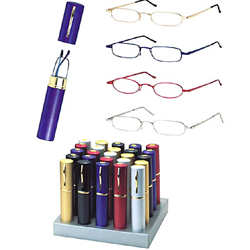  Slim Reading Glasses with Aluminum Case (Reading Slim Verres avec boîtier aluminium)