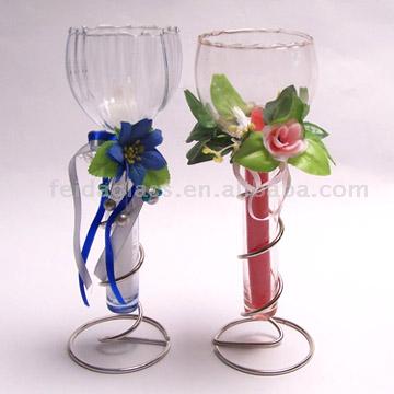  Glass Candleholder ( Glass Candleholder)