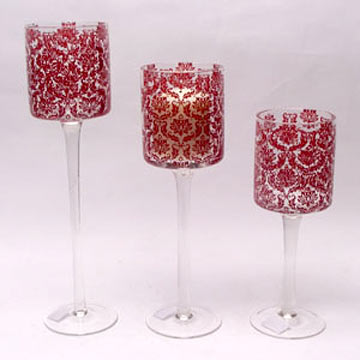  Glass Candle Holder ( Glass Candle Holder)