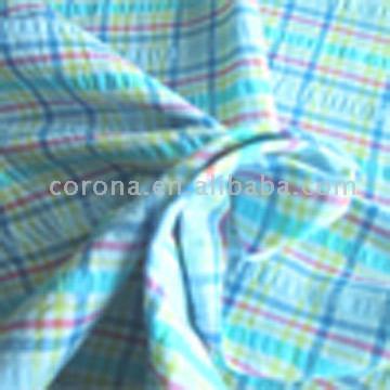  100% Cotton Yarn Dyed Seer-Sucker Check (100% Baumwolle Garn gefärbt Seer-Sucker Check)