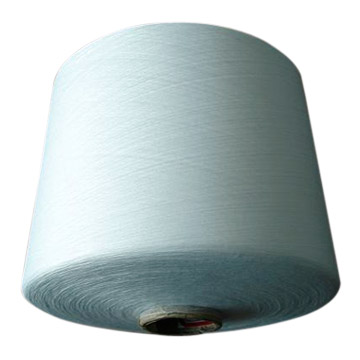 Polyester Raw White Spun Yarn For Weaving And For Knitting (Polyester écru des filés de tissage et de tricotage Pour)