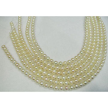  Round Pearl Necklace ( Round Pearl Necklace)