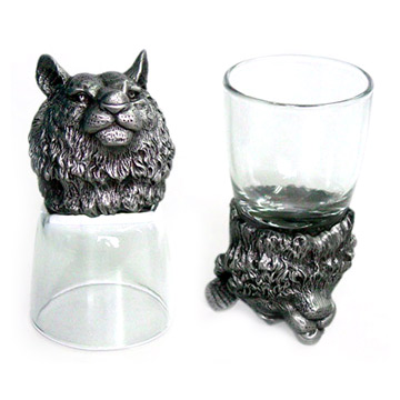  Animal Head Wine Glass (Animal Head Verre à vin)