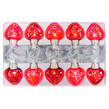 10L Glas Rot / Pink Heart Valentine Twin Light (10L Glas Rot / Pink Heart Valentine Twin Light)